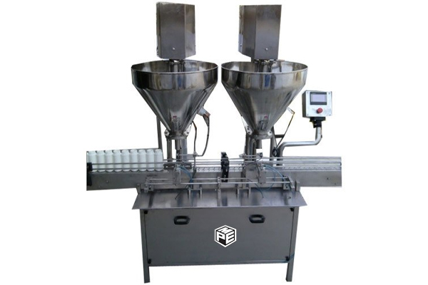 Automatic Dry Syrup Double Head Powder Filling Machine